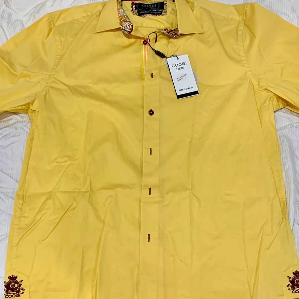 COOGI men’s designer shirt, size XL, style no. C313-755B